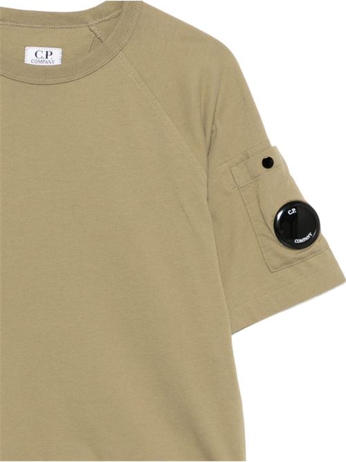 T-shirt bambino CP Company bianca a manica corta CP COMPANY kids | CMM00RLAA1710135